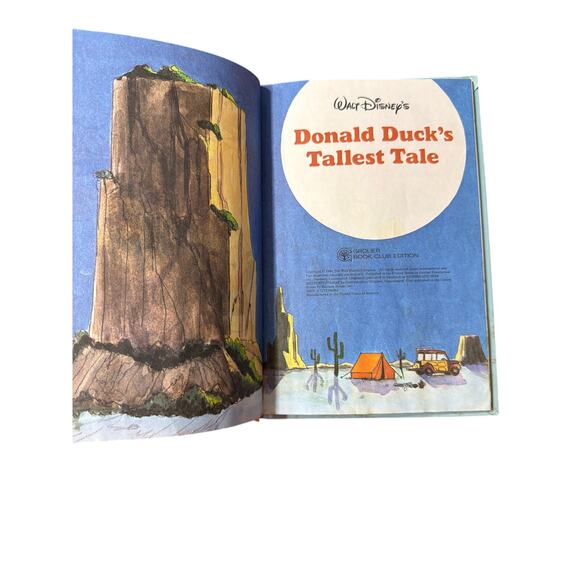 Disney's Donald Duck's Tallest Tale Wonderful World of Reading Hardcover Book - Picture 6 of 10